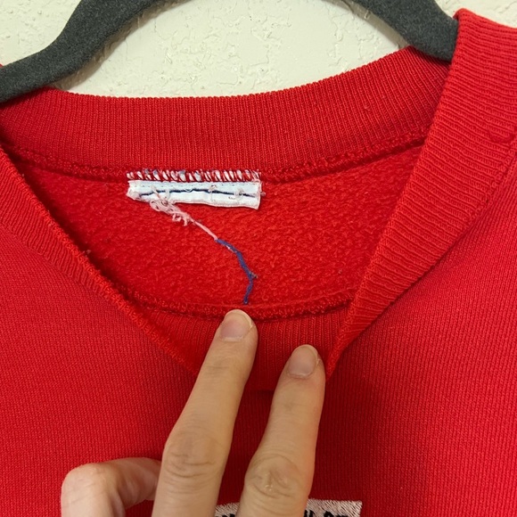 VTG Embroidered Nebraska Cornhuskers crewneck unisex large - Picture 6 of 7